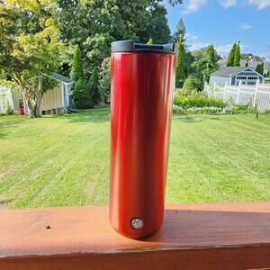 Starbucks 2019 Holiday Red Vacuum Insulated Stainless Steel Tumbler 16 oz